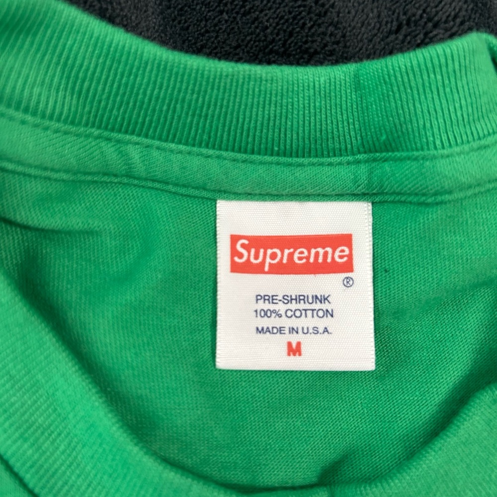 Supreme Green Cotton T-Shirt